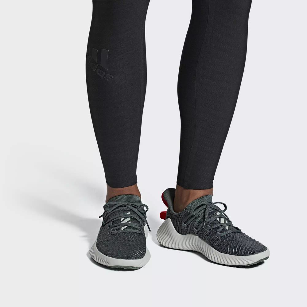 Adidas Alphabounce Deportivos Verdes Para Hombre (MX-41112)
